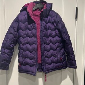 L.L. Bean purple puffer jacket size 6X/7